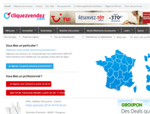Tablet Screenshot of cliquezvendez.com